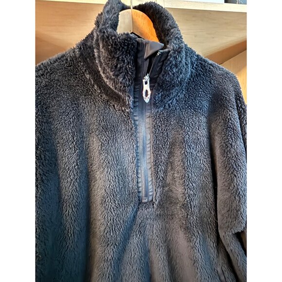 Spyder NWT Mens Black Fleece Pullover Jacket Sz Large - Picture 4 of 9